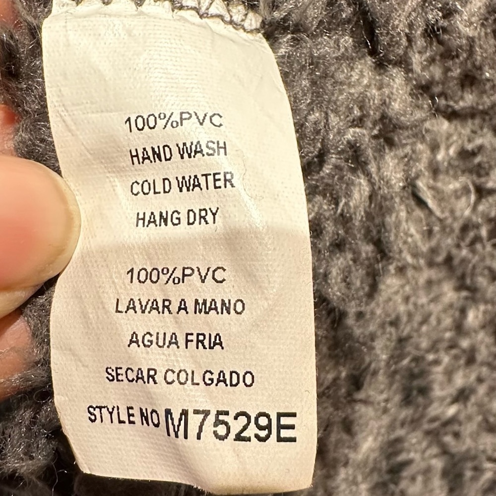 Monoreno Charcoal Gray Button Front Faux Suede Si… - image 4